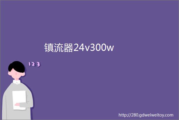 镇流器24v300w